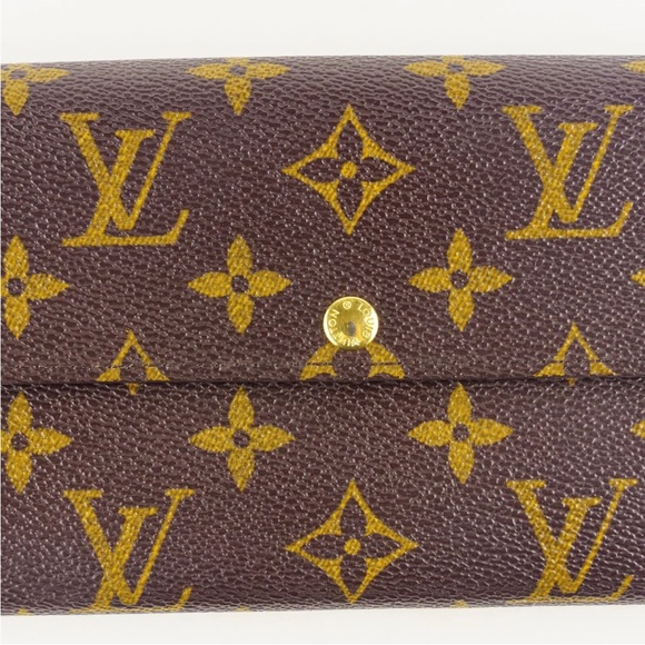 Louis Vuitton LV Long Wallet Monogram 7.4x4.2in Portefeuil Sarah With Box #A1037 - Picture 15 of 16